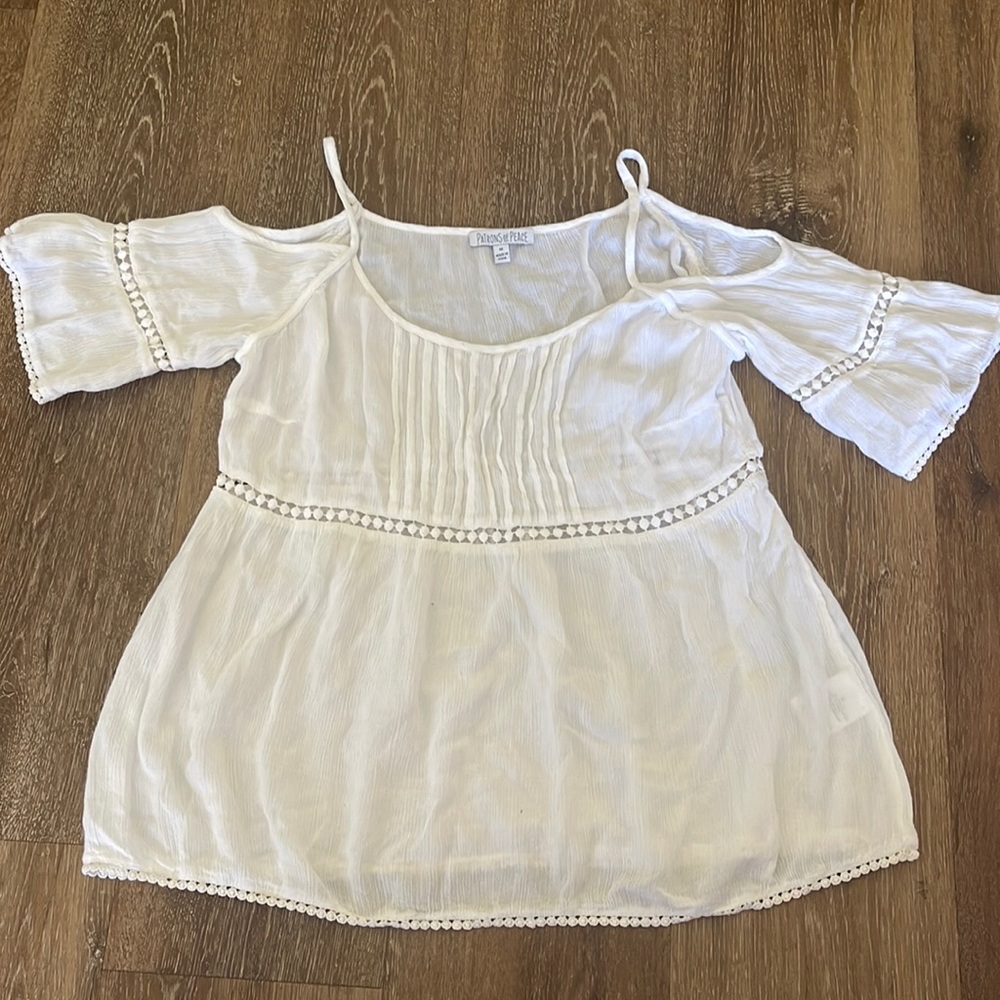 Patrons of Peace White Blouse